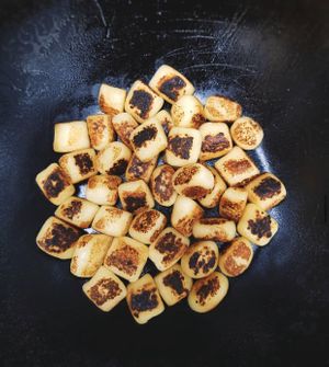 Nhoque tostado at Talo in Salvador