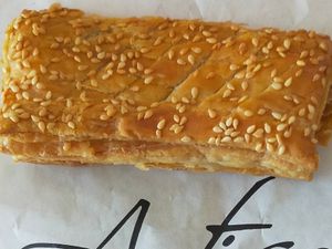 Sausage roll at Coughlans Bakery - Woodcote in Wallington