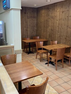 Seating area  at Coughlans Bakery - Woodcote in Wallington