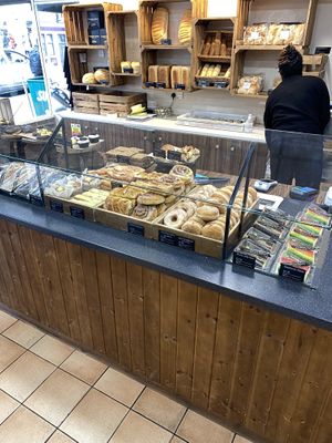 All the baked sweet treats are vegan!  at Coughlans Bakery - Woodcote in Wallington