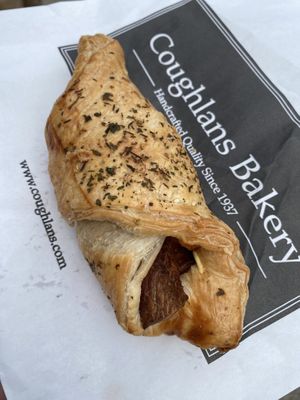 All Day Breakfast turnover  at Coughlans Bakery - Woodcote in Wallington