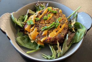 Krab cake   at Desmond's Island Soul Grill in Virginia Beach