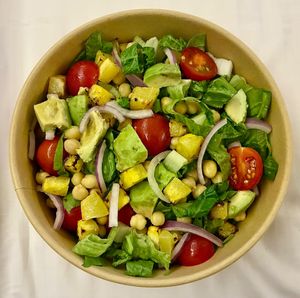 Pumpkin quinoa salad  at NKD Pizza in Abu Dhabi