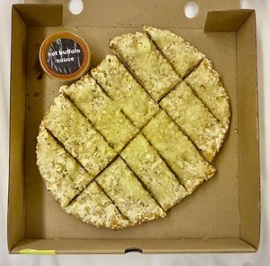 Vegan breadsticks  at NKD Pizza in Abu Dhabi