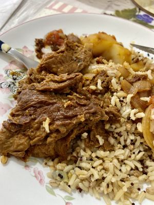 Seitan roast beef at Sal  in Florianopolis