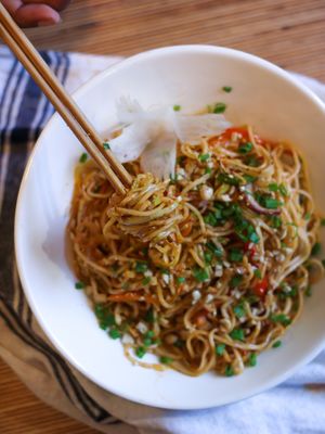 Thai Dragon Noodles at The Flaming Bowl in Kolkata