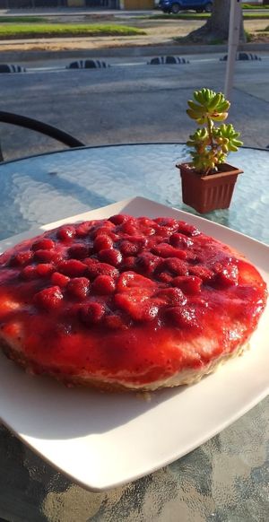 Cheesecake at Nomade in La Serena