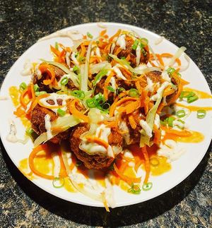 Buffalo Bites ❤️ at Flourish Plant-Based Eatery in Evansville