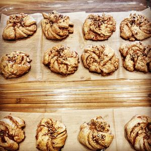 Chocolate Sweet Rolls at Flourish Plant-Based Eatery in Evansville