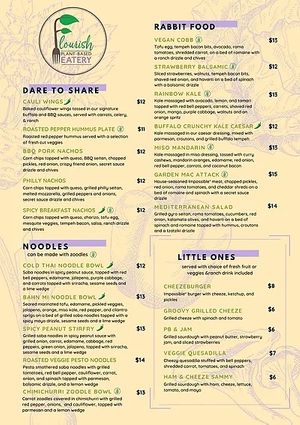   at Flourish Plant-Based Eatery in Evansville