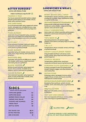   at Flourish Plant-Based Eatery in Evansville