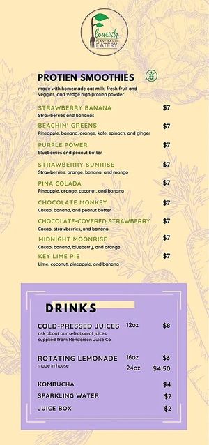   at Flourish Plant-Based Eatery in Evansville