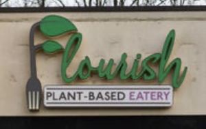 Eat local. at Flourish Plant-Based Eatery in Evansville