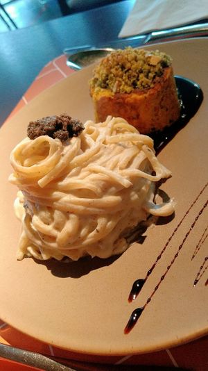 Tofu trufado at Le Chef Bistrô in Recife