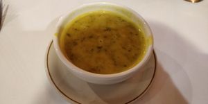 Dahl soup at Om in Montreal