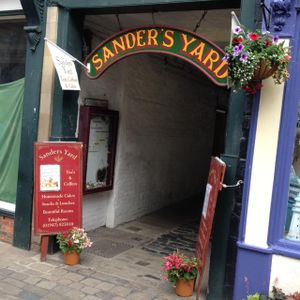 Outside  at Sanders Yard in Whitby