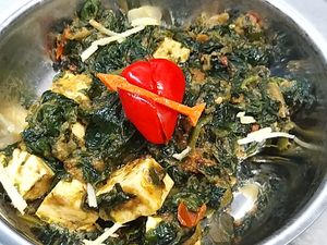 Palak paneer at India Gate in Funchal