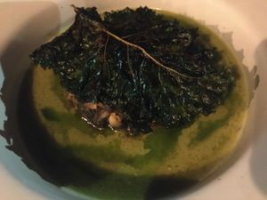 Huitlacoche con salsa poblana - fantastic tasty at Limbo in San Francisco