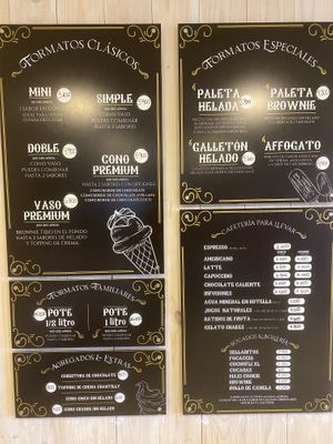 Menu as of April 2025  at Aluen Patagonia in Puerto Natales