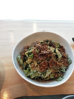 Ceaser salad, vegan and gf at The Kind Cafe  in Whitehorse