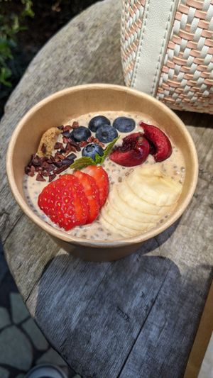 Chia seed pudding at An39 in Osaka