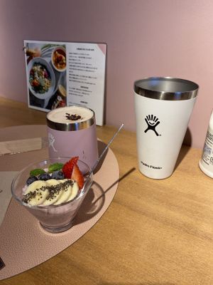 pudding with chia seeds  at An39 in Osaka