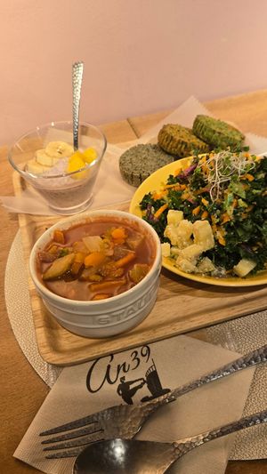 Plate (pretty good deal!!) at An39 in Osaka