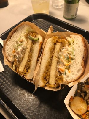 TFT Tofu burger at Superiority Burger in Tokyo