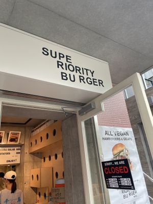   at Superiority Burger in Tokyo