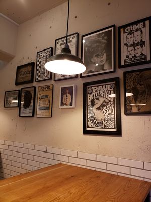 Inside Decor at Superiority Burger in Tokyo