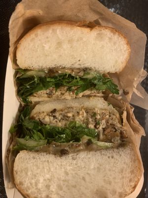 Yuba sandwich, amazing!!  at Superiority Burger in Tokyo