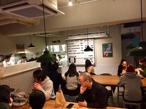 Inside  at Superiority Burger in Tokyo