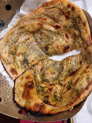 Paratha with mint (vegan) #Veganuary at Indigo - Buda in Budapest