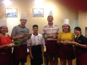 Vegan options food for cooking Class at Tung's Kitchen in Hanoi