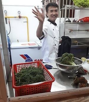 Tung himself at Tung's Kitchen in Hanoi