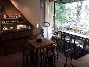 Outside at Tung's Kitchen in Hanoi