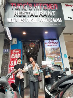 Get ready to cook at Tung's Kitchen in Hanoi