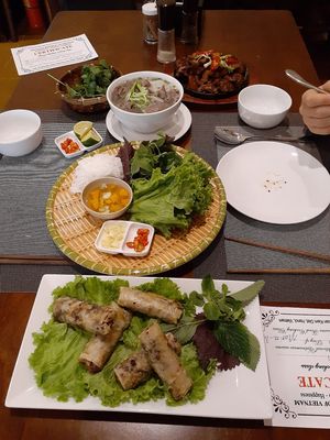 Meals done at Tung's Kitchen in Hanoi