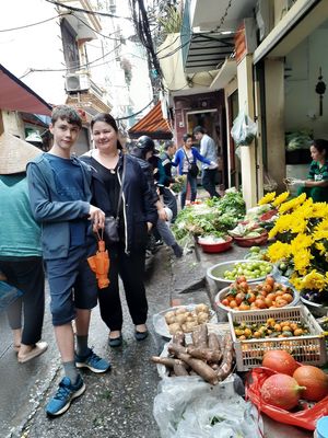 Get ingredients at Tung's Kitchen in Hanoi