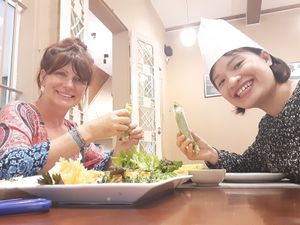 Cooking Class for vegan food at Tung's Kitchen in Hanoi