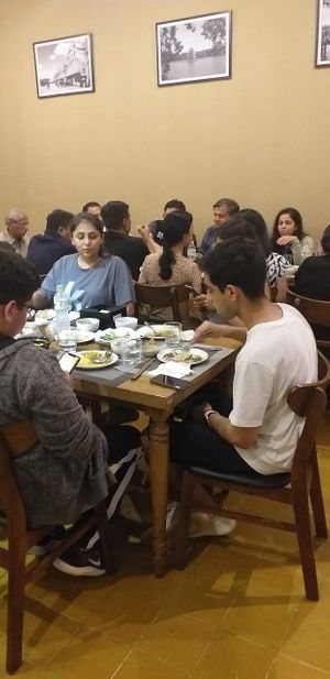 Dining room at Tung's Kitchen in Hanoi