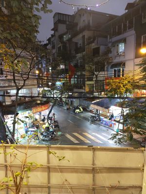 View from the balcony at Tung's Kitchen in Hanoi