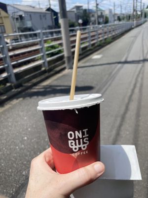   at Onibus Coffee in Tokyo