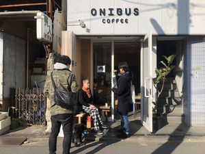 Small and local shop ! at Onibus Coffee in Tokyo
