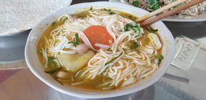 Curry noodle at Huong Tu Bi in Hoi An