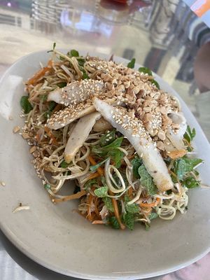 Banana flower salad the best I've ever eaten!!! Try!! at Huong Tu Bi in Hoi An