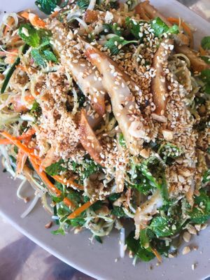 Banana flower salad at Huong Tu Bi in Hoi An