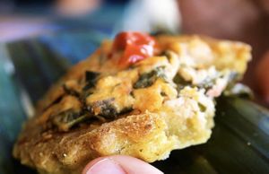 Empanada at Na Lua Veg in Salvador