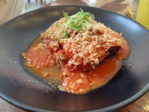 Lasagne at Le' Kaat in Valladolid