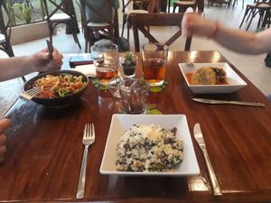 Le wok, le risotto et les gorditas at Le' Kaat in Valladolid